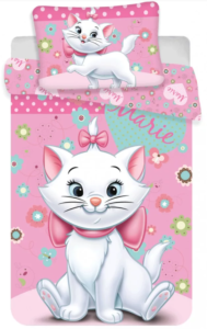 Disney Marie chat Linge de lit enfant (petit) 100×135 cm, 40×60 cm