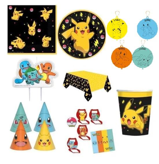Pokémon set 60 pièces en boite , (cde 8) Kit anniversaire enfants , 2025 ! Nouveau !
