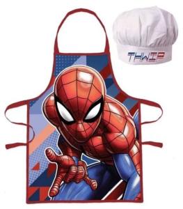 ensembe de cuisine pour enfant tablier et toque Spider-Man Marvel taille unique
