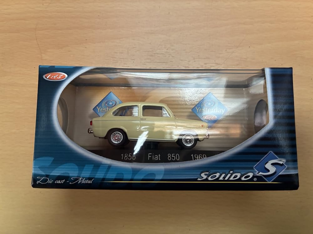 FIAT 850 1969 1/43 model cars metal SOLIDO REf 1856