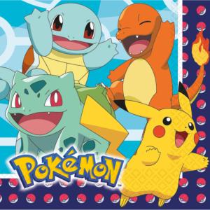 16 Serviettes en Papier Pokémon