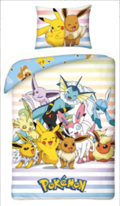 Linge de lit Pokémon 140×200 cm, 70×90 cm , Parure de lit enfants