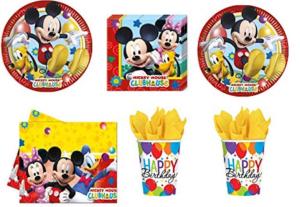Mgs33 Mickey Mouse kit de fête d'anniversaire pour 16 enfants