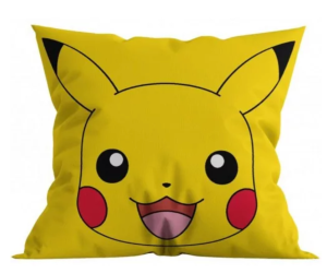 Pokémon Pillow, Cushion 40x40 cm,Oreiller Pokemon, HAX606207 décoratif Remplissage. Matière : 100% polyester Taille : 40x40cm,