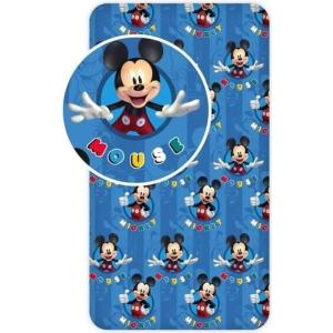 Drap housse Mickey Disney en coton pour lit 1 place