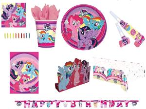 Mgs33 Kit Complet My Little Pony, 8 Enfants Anniversaire 