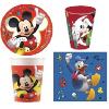 Mgs33 Kit anniversaire Donald et Mickey Complet 8 enfants + 1Gobelet offert 430 ml