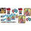 Mgs33 ( cde 14 ) Super Pack Mario pour fête Les Anniversaires des Enfants, mario, plombier Nintendo pour 16 Enfants