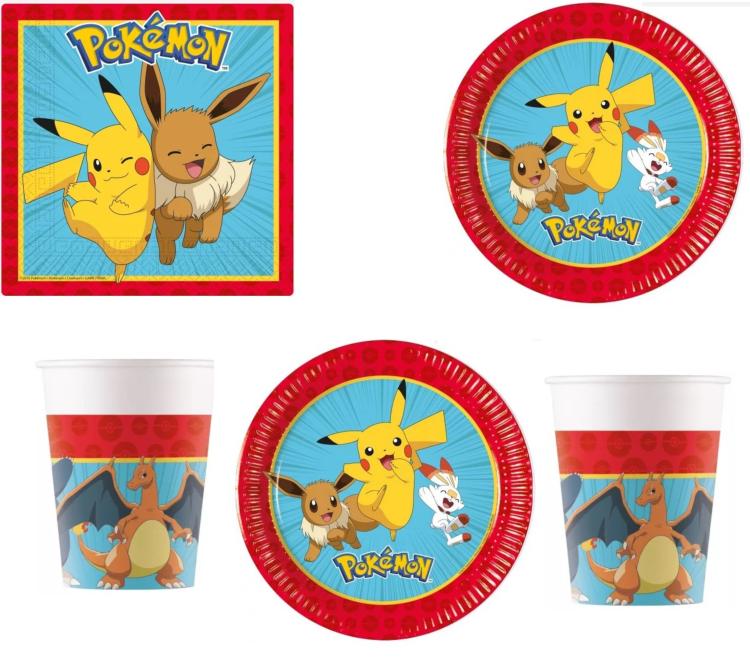 Kit( 5) anniversaire New pokemon pour 16 enfants 