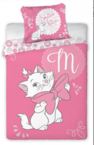 Disney Marie chat Linge de lit enfant (petit) 100×135 cm, 40×60 cm