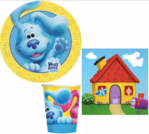 Mgs33 Kit Basic ( cde 3 ) Ensemble Blue's Clues Party Set Party, anniversaire enfants